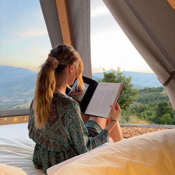 Tenda Tipì - Vista lago