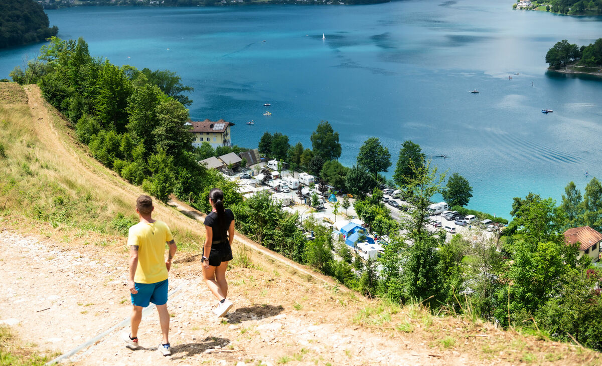 Trekking a piedi dal Best Ledro Camping 